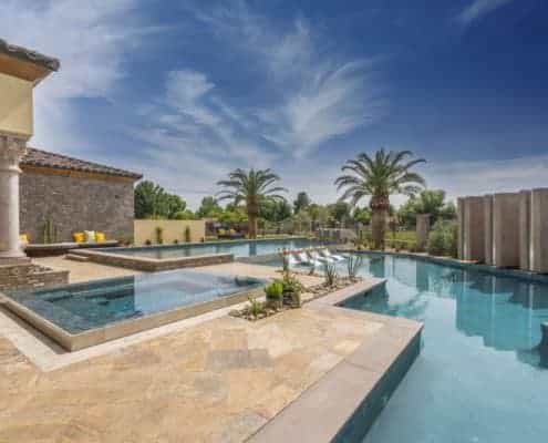 gilbert arizona luxury pool and gourmet outdoor kitchen 2