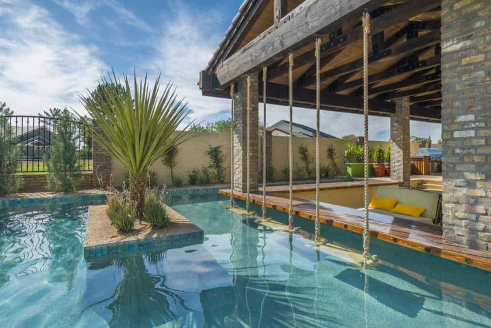 gilbert arizona luxury pool and gourmet outdoor kitchen 8