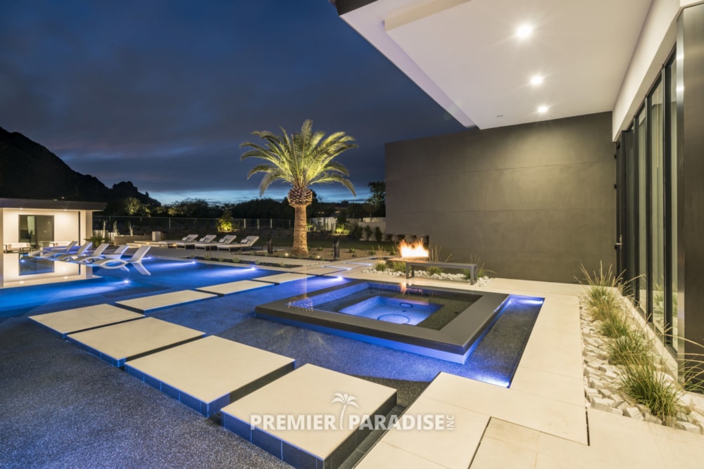 infinity edge pool design custom pool builder arizona premier paradise inc 18 watermarked