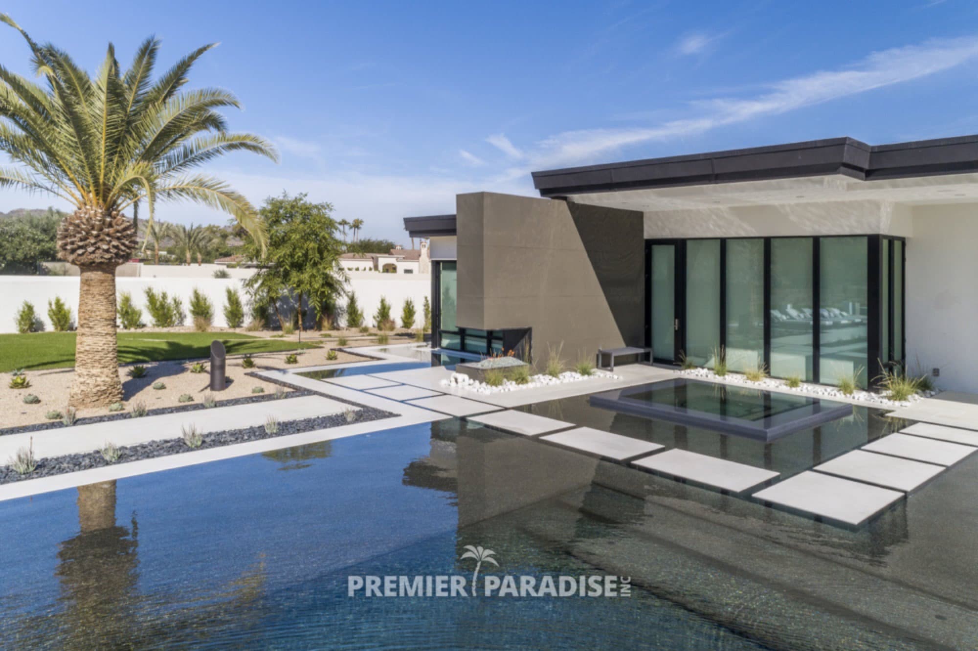 infinity edge pool design custom pool builder arizona premier paradise inc 5 watermarked
