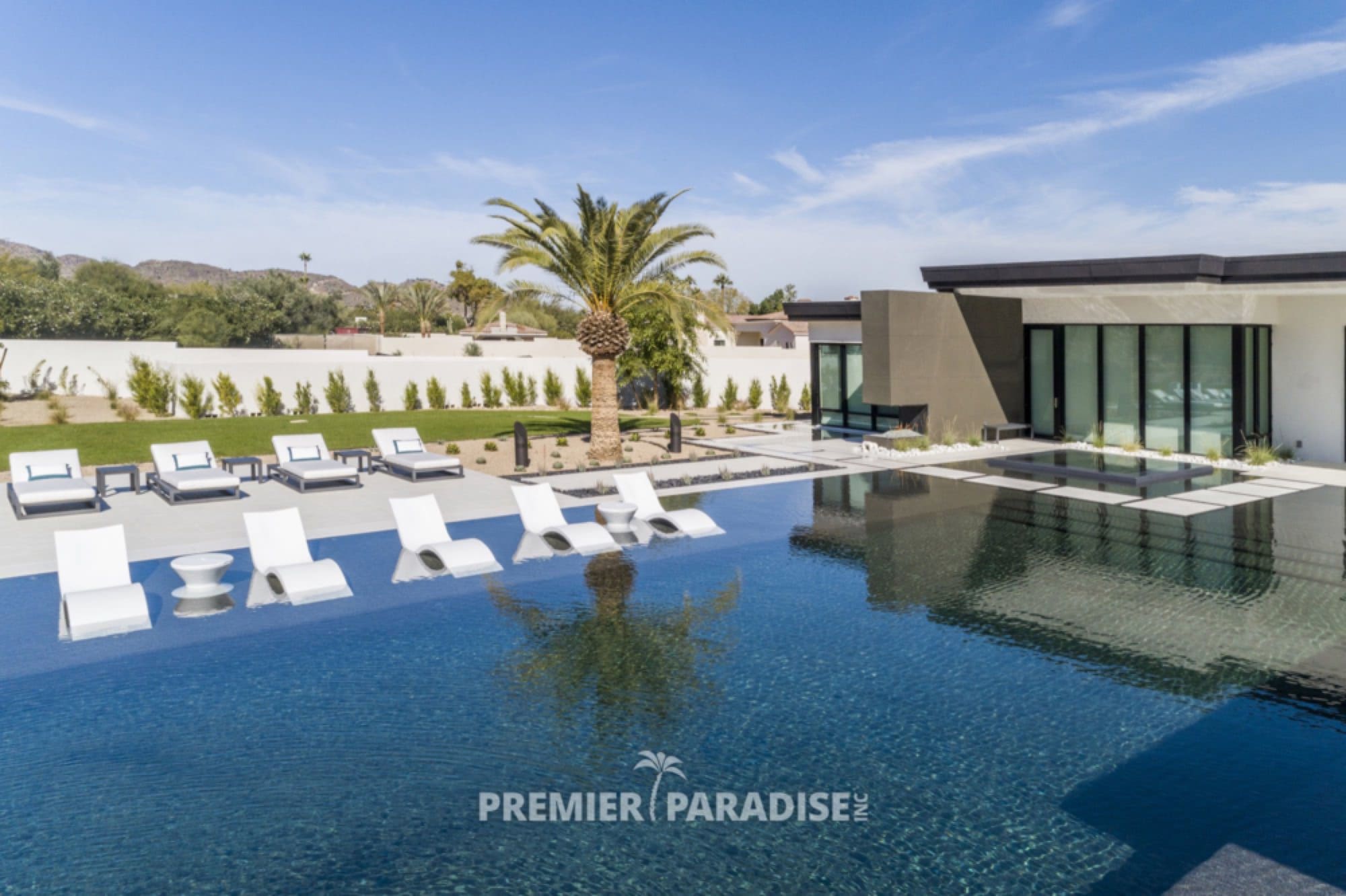 infinity edge pool design custom pool builder arizona premier paradise inc 7 watermarked