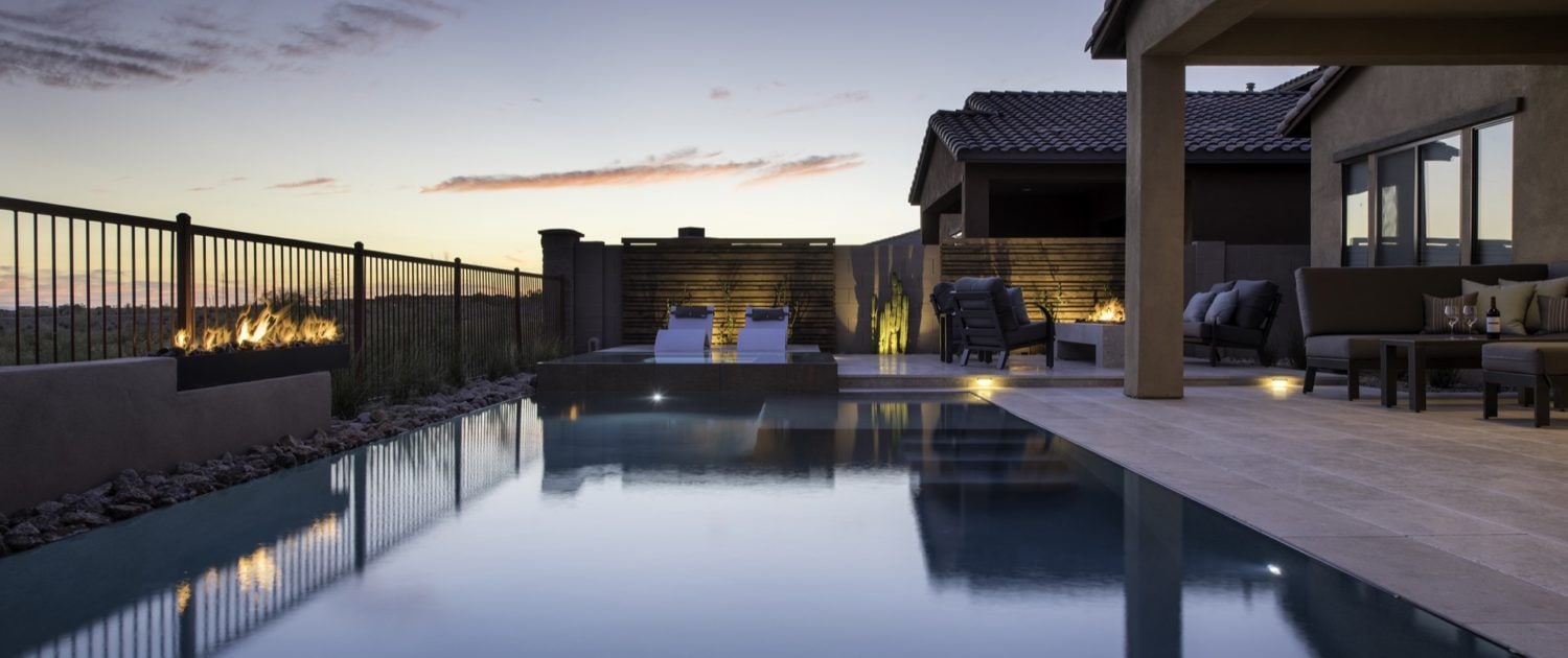 Lautner Knife Edge Pool | Scottsdale Arizona | Premier Paradise Inc.