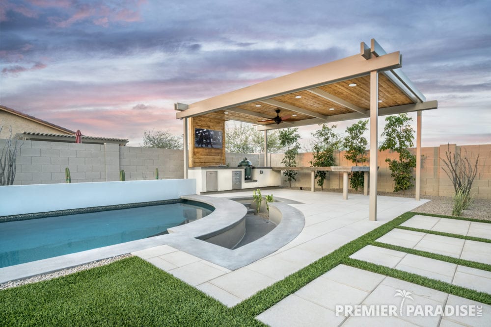 modern pool design gilbert arizona premier paradise 3