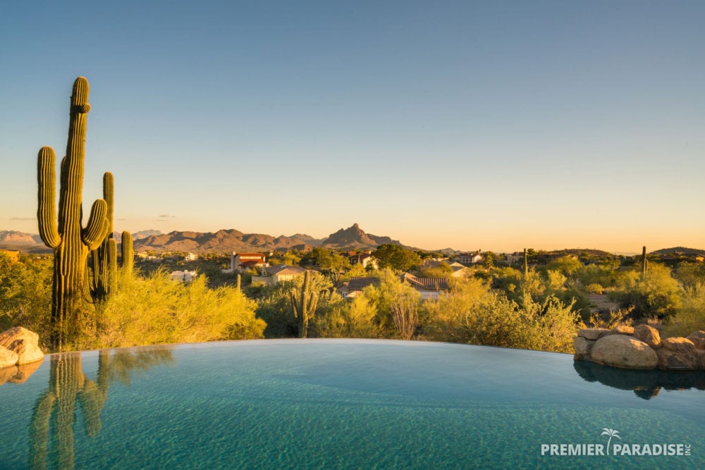 premier paradise custom pool builder fountain hills arizona infinity edge 6
