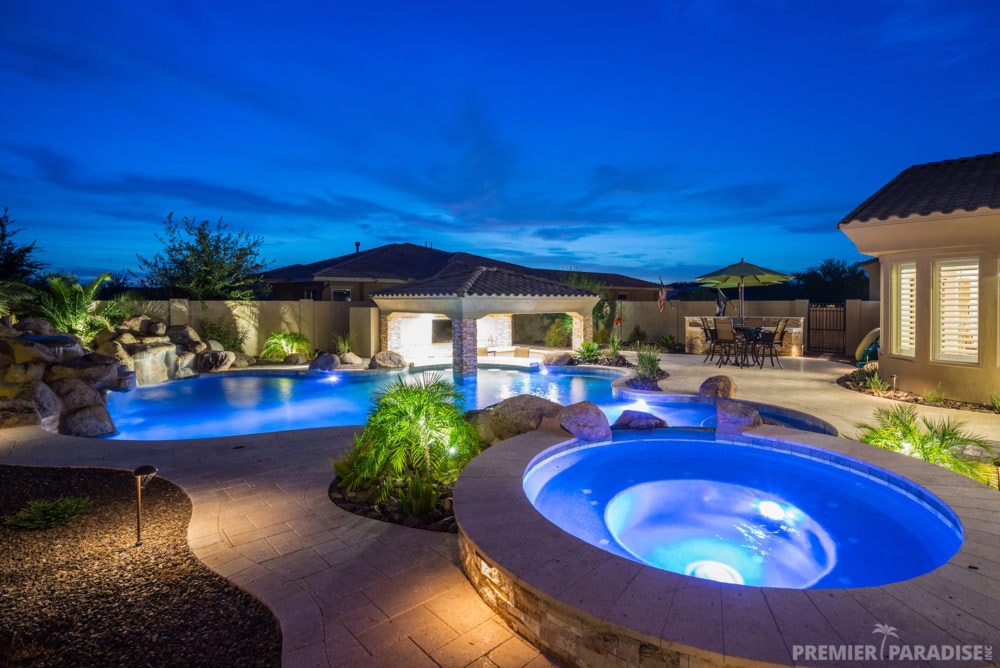 premier paradise inc backyard boulder living gilbert arizona paradise luxury pool jeromey naugle watershapes 10