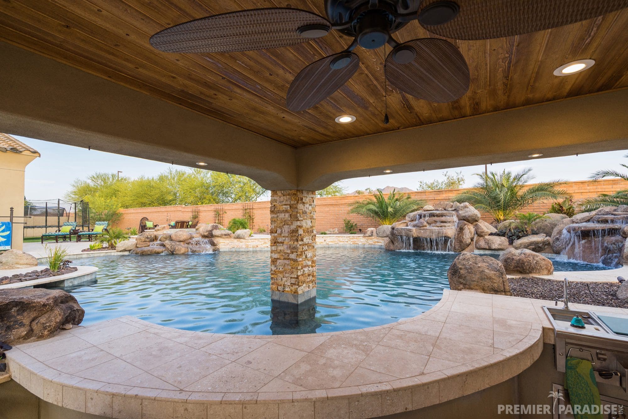 Premier Paradise Inc Backyard Boulder Living Gilbert Arizona