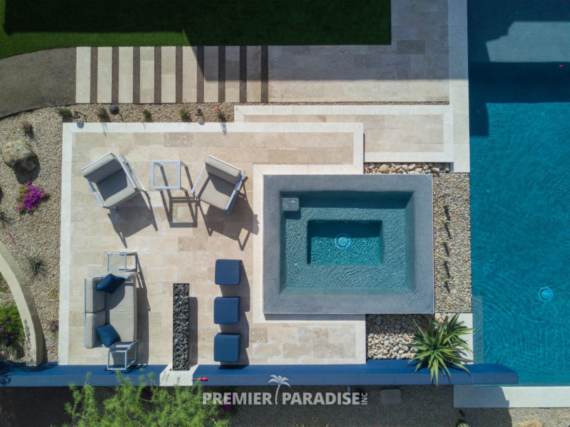 vanishing edge spa bocce court design custom pool builder arizona premier paradise inc 1 watermarked