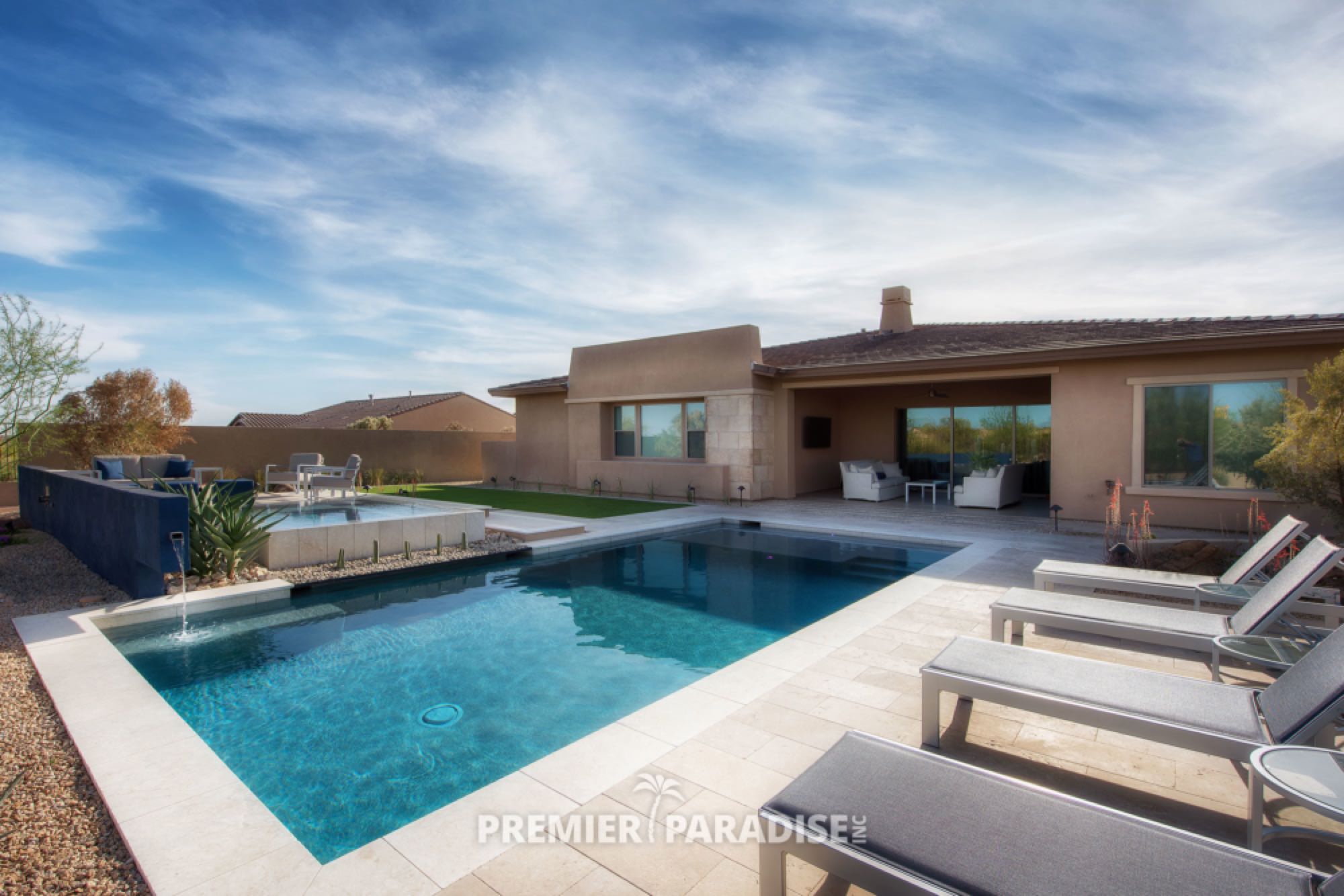 vanishing edge spa bocce court design custom pool builder arizona premier paradise inc 11 watermarked