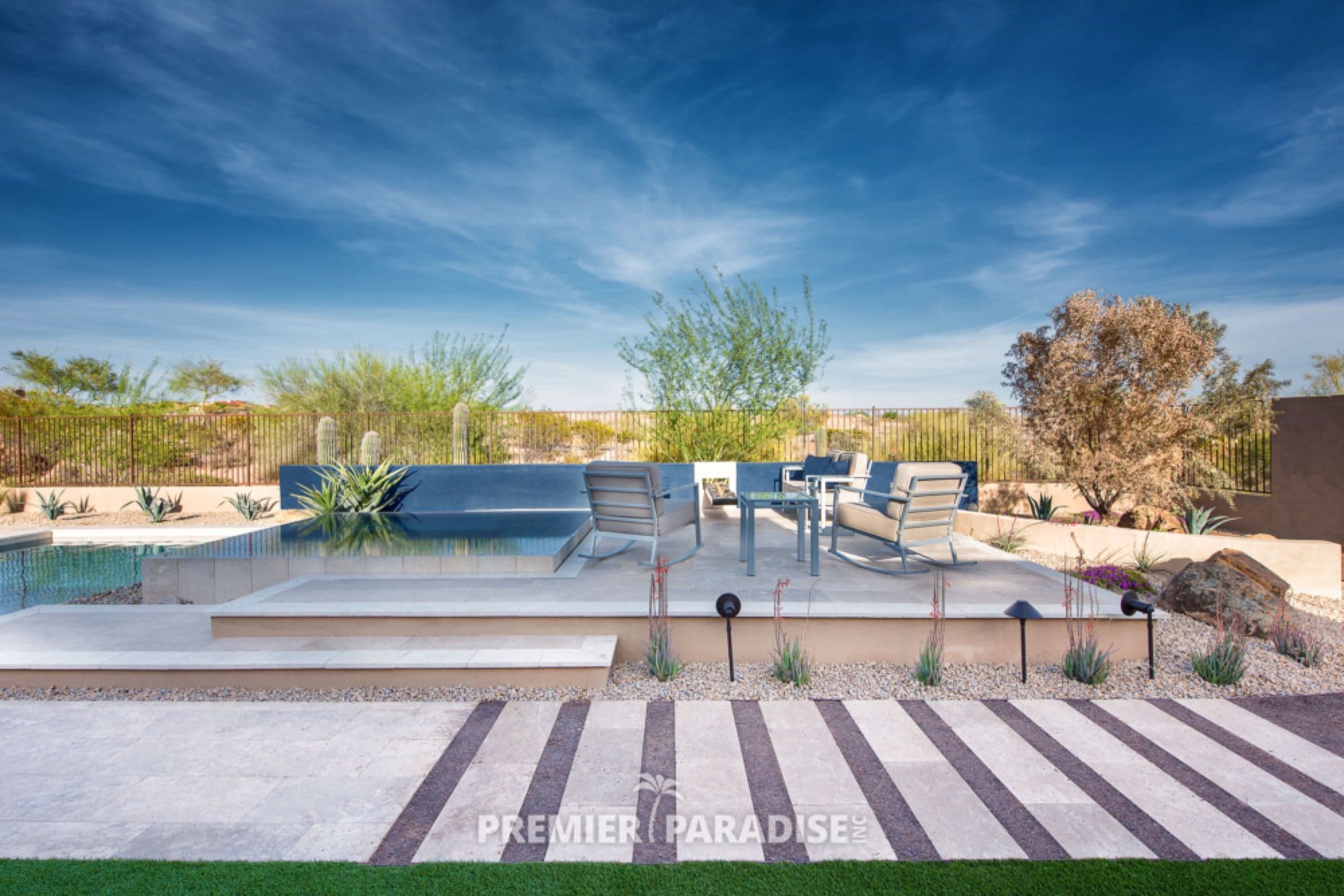 vanishing edge spa bocce court design custom pool builder arizona premier paradise inc 6 watermarked